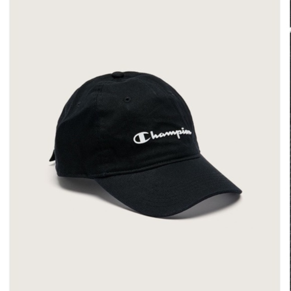 New Champions Black Baseball Logo Hat